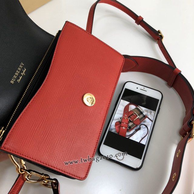 Burberry專門店新款搭扣包 巴寶莉精紡House格紋單肩斜挎女包 yxb1206